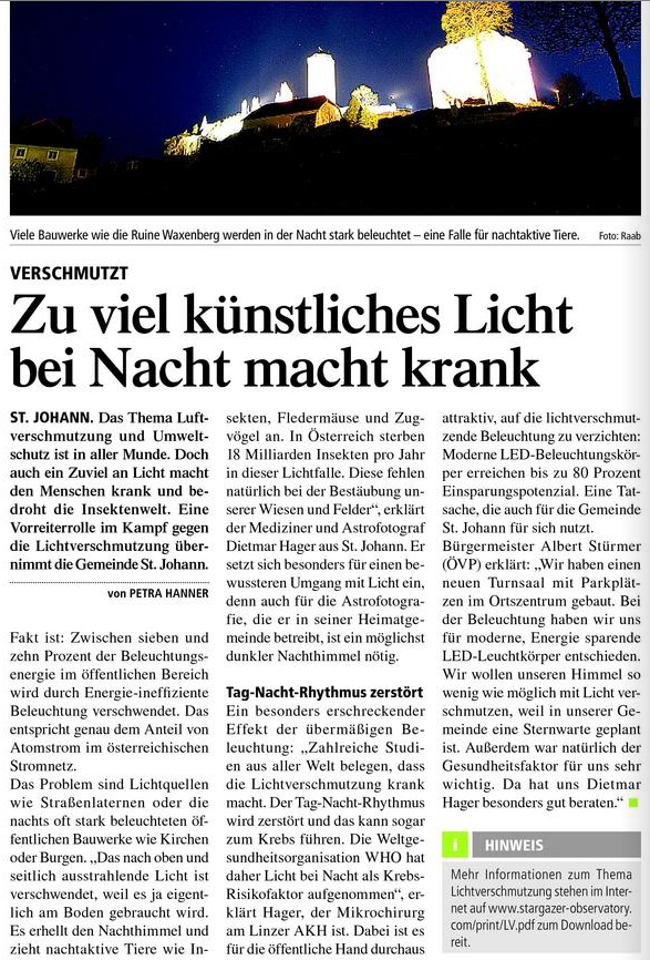 Lichtverschmutzung